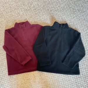 🍁 GYMBOREE boys fleece quarter zip - size 5/6